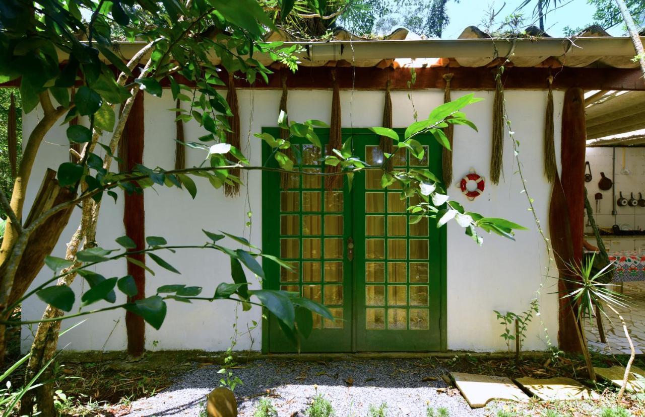 Вилла Casa A Beira Do Rio Jaguareguava Na Mata Atlantica Em Bertioga Sp Экстерьер фото