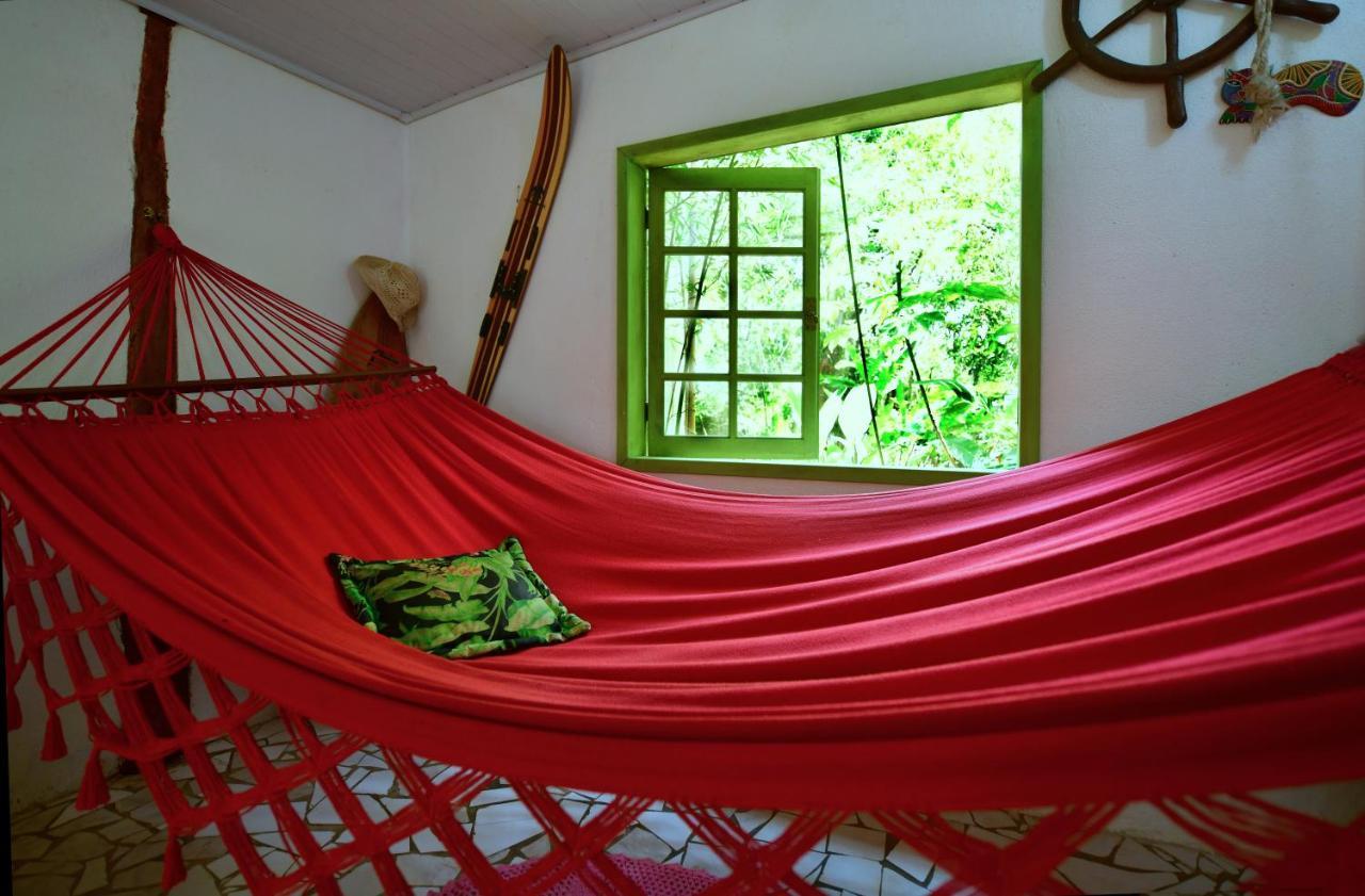 Вилла Casa A Beira Do Rio Jaguareguava Na Mata Atlantica Em Bertioga Sp Экстерьер фото