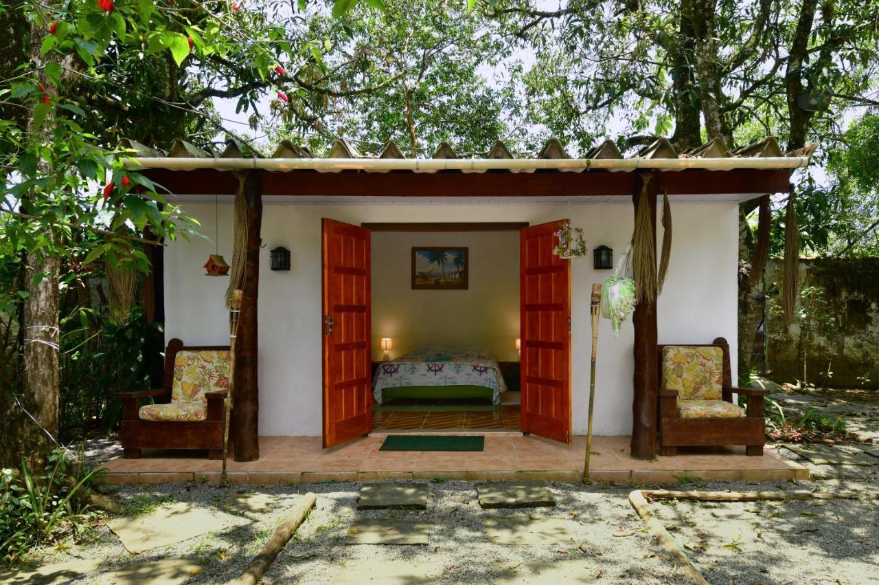 Вилла Casa A Beira Do Rio Jaguareguava Na Mata Atlantica Em Bertioga Sp Экстерьер фото